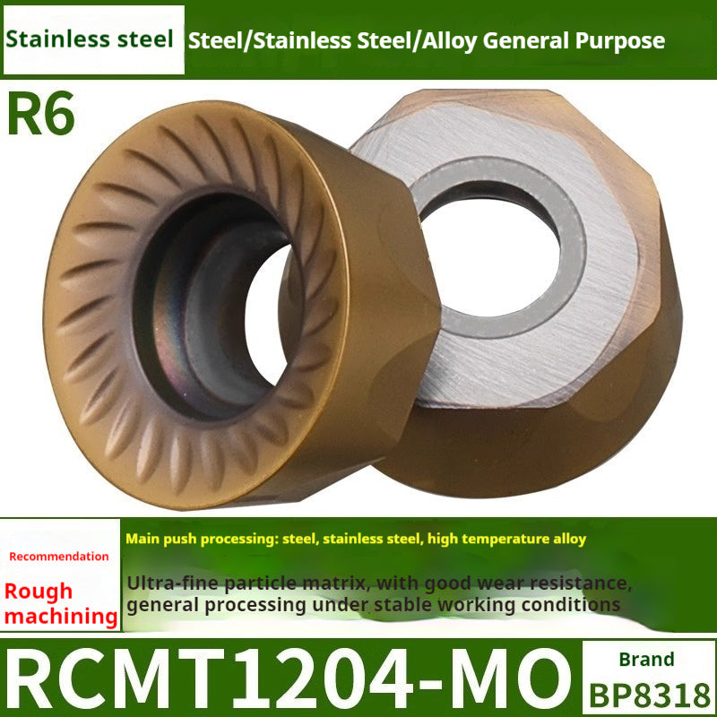 2036-CNC milling inserts, RPMW carbide R5 machining center, R4 milling machine, R6 milling inserts, RPMT round cutter cutters Shandong Denso Pricision Tools Co.,Ltd.